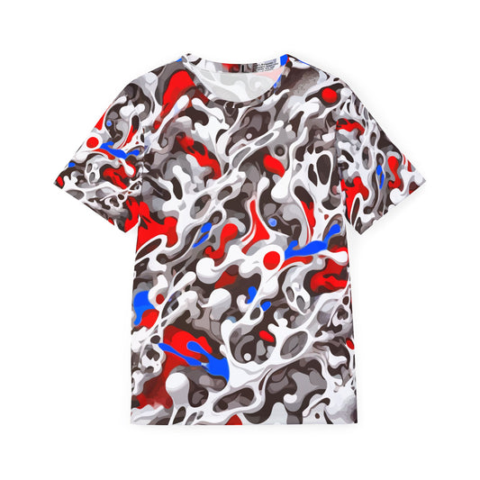 Chaos Flow RWB Men's Jersey Style T-Shirt